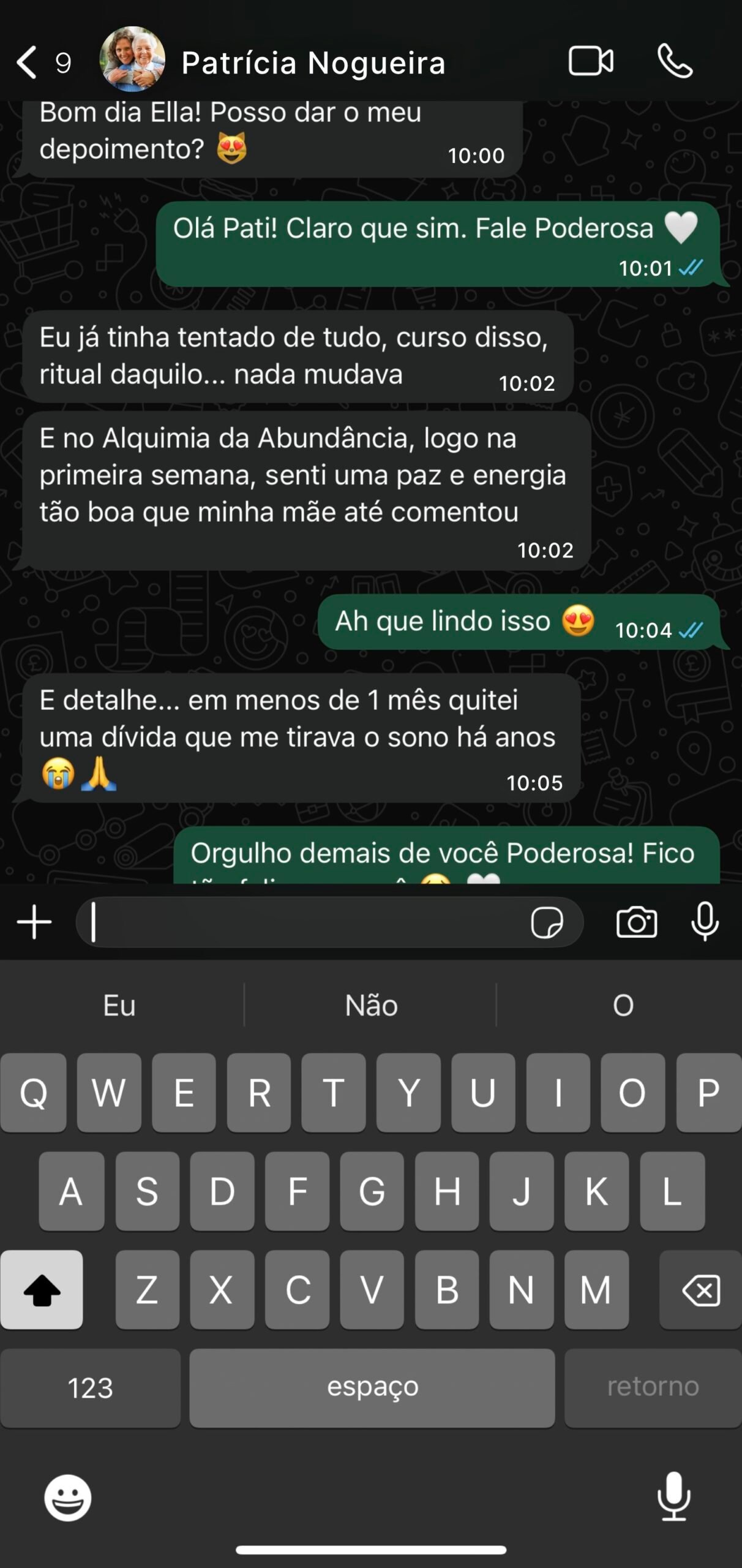 Depoimento real 1